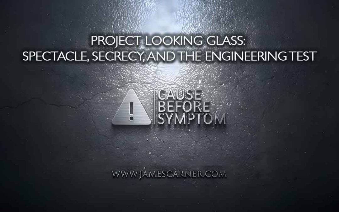 Project Looking Glass Spectacle, Secrecy, and the Engineering Test