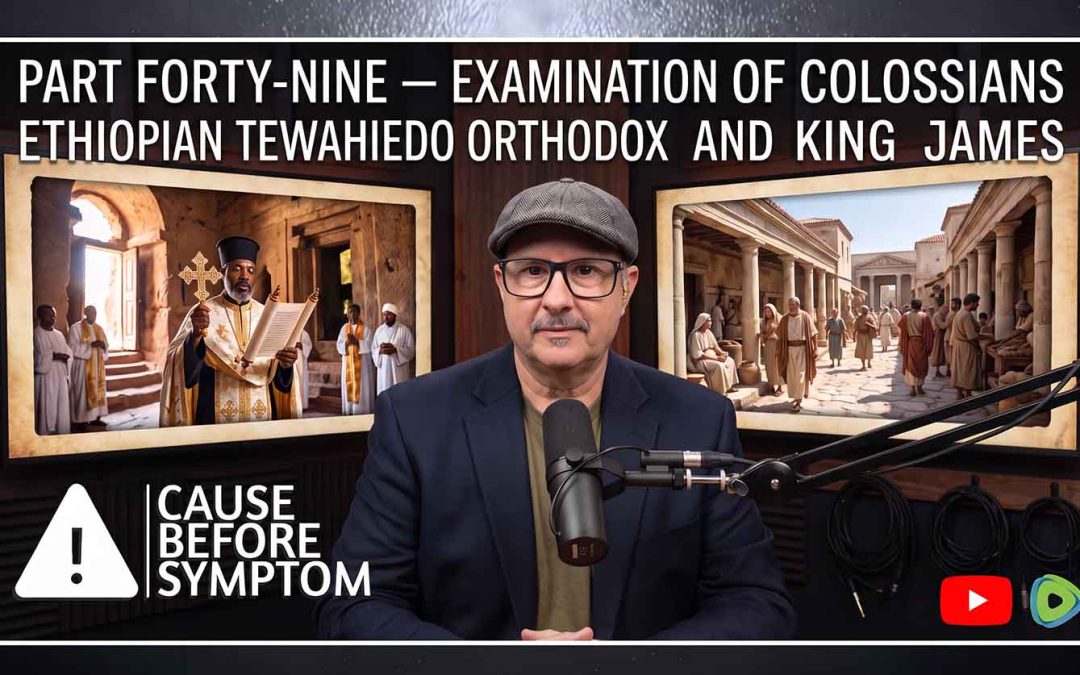 Part Forty Nine – Examination of Colossians Ethiopian Tewahedo Orthodox and King James