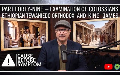 Part Forty Nine – Examination of Colossians Ethiopian Tewahedo Orthodox and King James